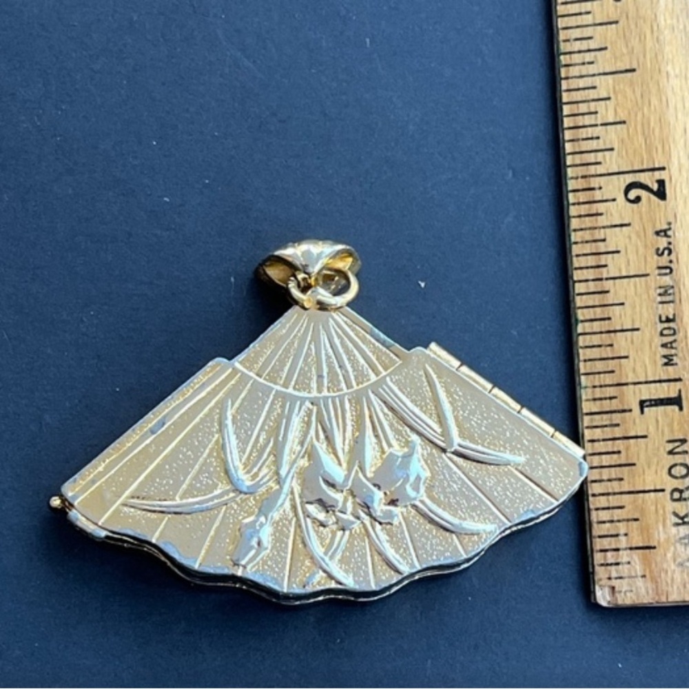 Celia Sibiri Chinese Fan Locket Pendant